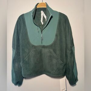Lululemon Fleece + Ripstop Hiking Pullover with Pocket